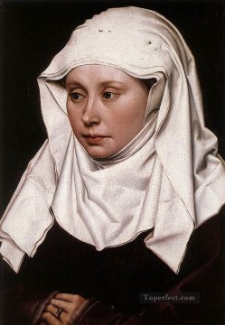  14 Obras - Retrato de una mujer 1430 Robert Campin